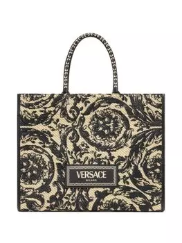 Сумка-тоут Barocco Athena Versace, черный