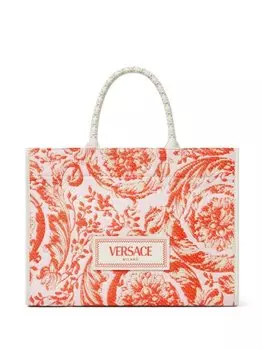 Сумка-тоут Barocco Athena Versace, оранжевый