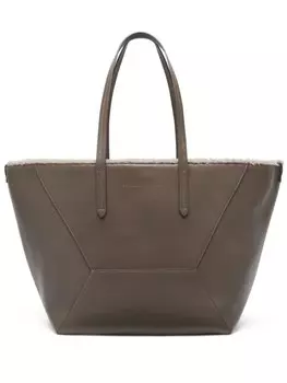 Сумка-тоут BC Duo Brunello Cucinelli, коричневый