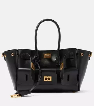 Сумка-тоут Bel Air Mini из кожи Balenciaga, черный