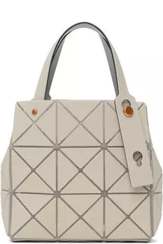 Сумка-тоут бежевого цвета Carat Small BAO BAO ISSEY MIYAKE