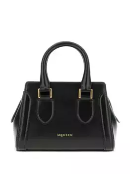 Сумка-тоут Birdee размера мини Alexander McQueen, черный
