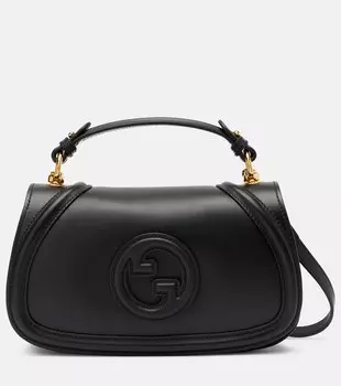 Сумка-тоут Blondie Medium из кожи Gucci, черный