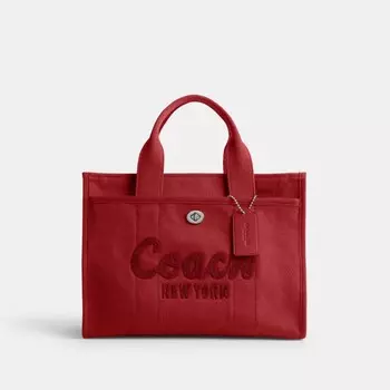 Сумка-тоут Cargo COACH, цвет silver/1941 red