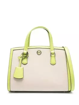 Сумка-тоут Chantal из канваса Michael Michael Kors, зеленый