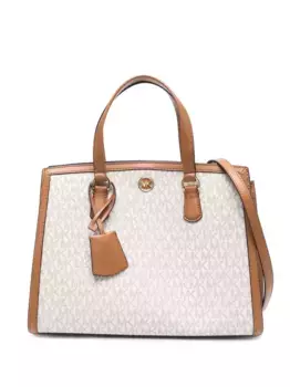Сумка-тоут Chantal с логотипом Michael Michael Kors, нейтральный