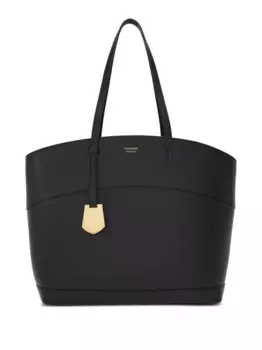 Сумка-тоут Charming с логотипом Ferragamo, черный