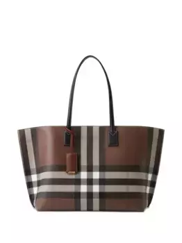 Сумка-тоут Check среднего размера BURBERRY, коричневый