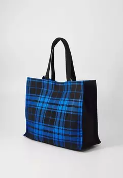 Сумка-тоут CHECKS TOTE UNISEX Karl Lagerfeld Jeans, синий