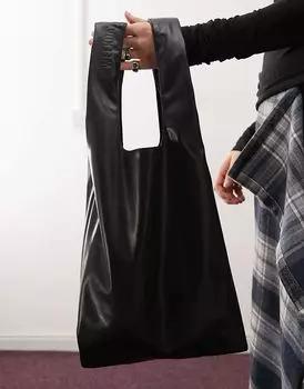 Сумка-тоут черного цвета Weekday