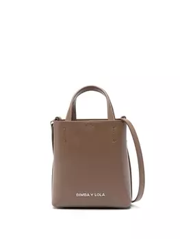 Сумка-тоут Chihuahua размера мини Bimba y Lola, коричневый