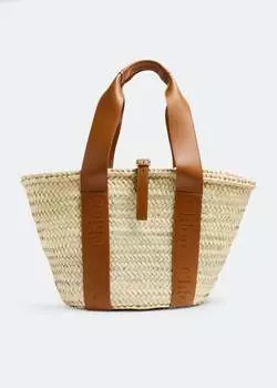 Сумка-тоут CHLO Chlo Sense medium basket bag, коричневый
