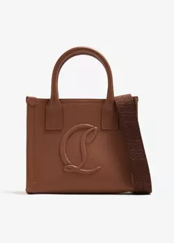 Сумка-тоут Christian Louboutin By My Side Mini, коричневый