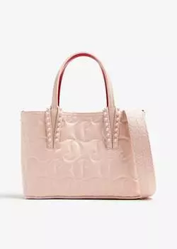 Сумка-тоут Christian Louboutin Cabata E/W Mini, бежевый
