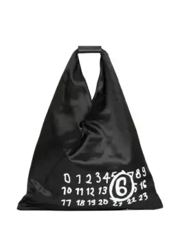 Сумка-тоут Classic Japanese с логотипом MM6 Maison Margiela, черный