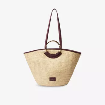 Сумка-тоут Claudie Pierlot с металлической ручкой, красный