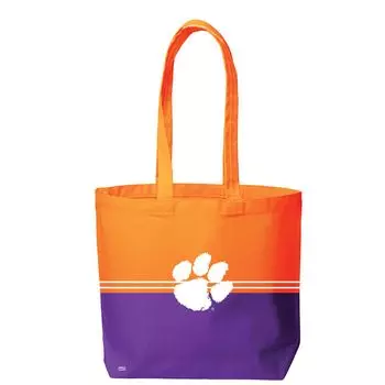 Сумка-тоут Clemson Tigers для ежедневного использования в форме полублока