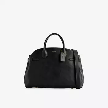 Сумка-тоут Coach Empire Carryall кожаная с короткими ручками, мультиколор