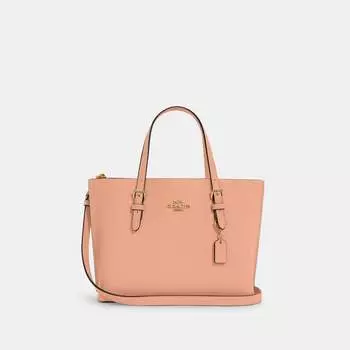 Сумка-тоут Coach Outlet Mollie 25, цвет Gold/Faded Blush