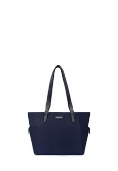 Сумка-тоут COLLECTIONS DE LA SAISON Hexagona, темно-синий деним