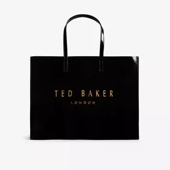 Сумка-тоут Crikon из искусственной кожи с принтом логотипа Ted Baker, черный