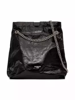 Сумка-тоут Crush Medium Balenciaga, черный