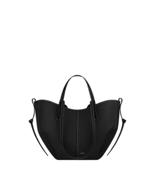 Сумка тоут Cyme Mini Edition Noir Grain Coutures crues