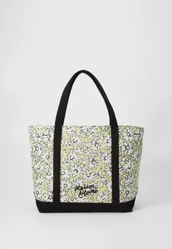 Сумка-тоут DAISY FIELD LARGE TOTE Maison Kitsun, бежевый