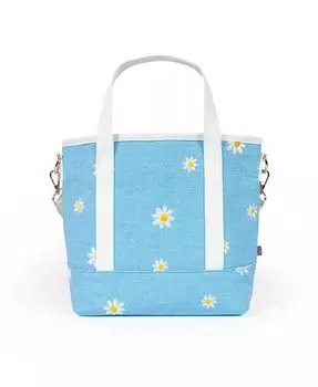Сумка-тоут Daisy Medium из 100% хлопкового полотна Shady Lady, синий