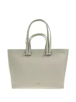 Сумка-тоут Duetto из кожи Furla, серый