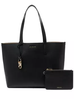 Сумка-тоут Eliza XL с логотипом Michael Michael Kors, черный