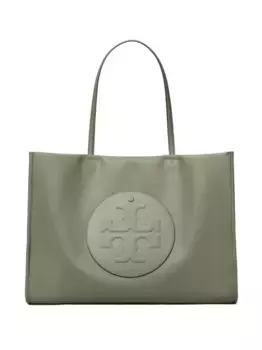 Сумка-тоут Ella с нашивкой-логотипом Tory Burch, зеленый