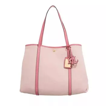 Сумка тоут emerie очень большая натуральные ягоды адирондак Lauren Ralph Lauren, розовый