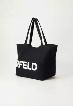 Сумка-тоут ESSENTIAL SHOPPER UNISEX KARL LAGERFELD, черный