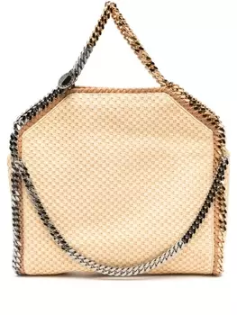 Сумка-тоут Falabella с откидным клапаном Stella McCartney, бежевый