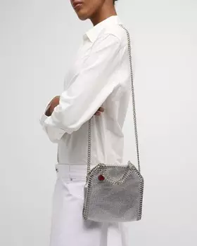 Сумка-тоут Falabella Tiny Eco Crystal Stella McCartney