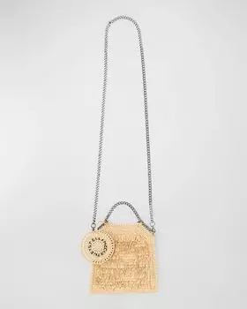 Сумка-тоут Falabella Tiny Eco, связанная крючком Stella McCartney, цвет Natural