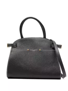 Сумка-тоут Farah из зернистой кожи GIANNI CHIARINI, черный