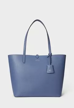 Сумка-тоут FAUX LEATHER LARGE REVERSIBLE TOTE BAG Lauren Ralph Lauren, синий