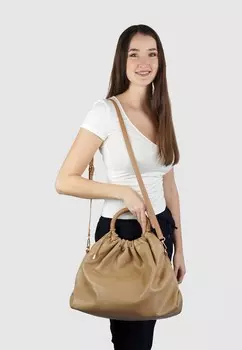 Сумка-тоут FIDORA Harpa, коричневый