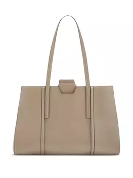 Сумка-тоут Furla из кожи, нейтральный