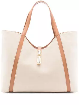 Сумка-тоут Furla XL Goccia, нейтральный