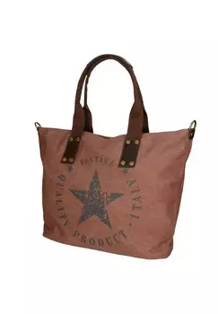 Сумка-тоут Gave Lux, темно-коричневый