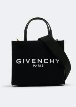 Сумка-тоут GIVENCHY Mini G shopping tote, черный