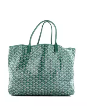 Сумка-тоут GM Saint Louis с покрытием из холста Pre-Owned Goyard, зеленый