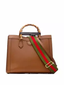 Сумка-тоут Gucci Diana Gucci, коричневый