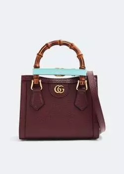 Сумка-тоут Gucci Diana Mini, бордовый