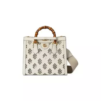 Сумка-тоут Gucci Gucci Diana Small Tote Bag, цвет White/Natural