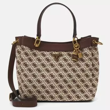Сумка-тоут Guess Shemara Girlfriend Carryall, коричневый