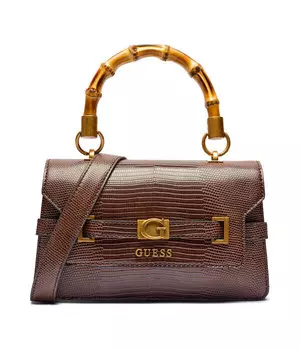 Сумка-тоут Guess Sibel, коричневый